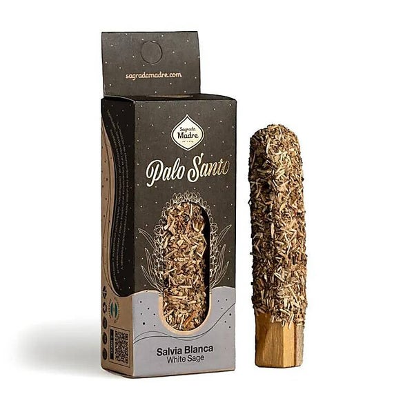 Sagrada Madre bâton de Palo Santo à la sauge blanche