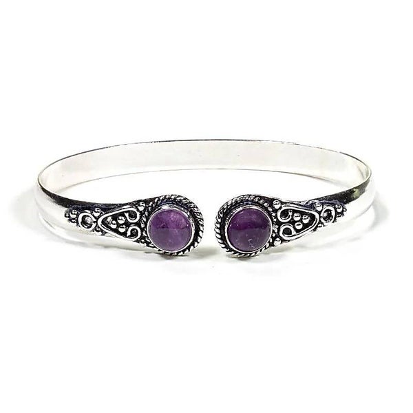 Bracelet avec améthyste