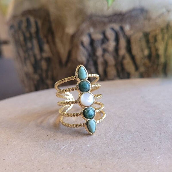 Bague Turquoise Africaine