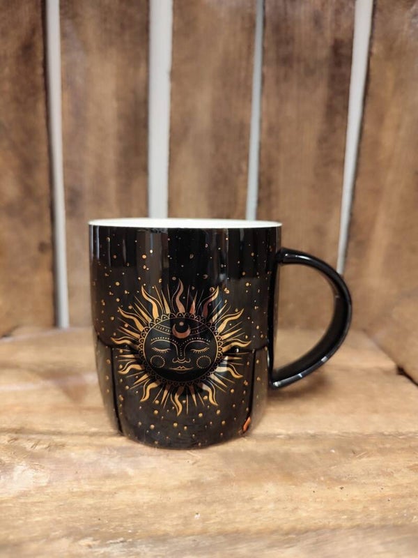 Tasse lune et soleil