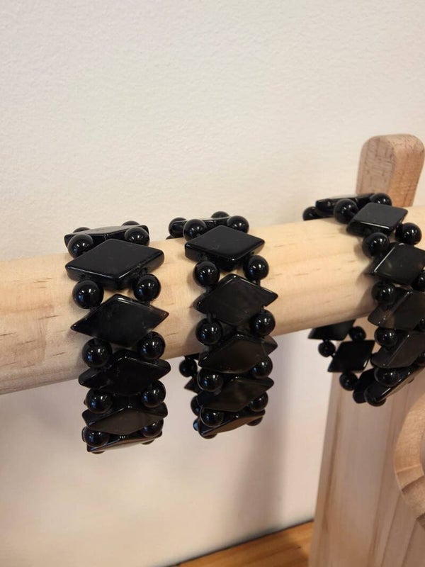 Bracelet losanges Onix