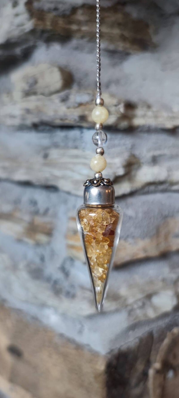Pendule Citrine
