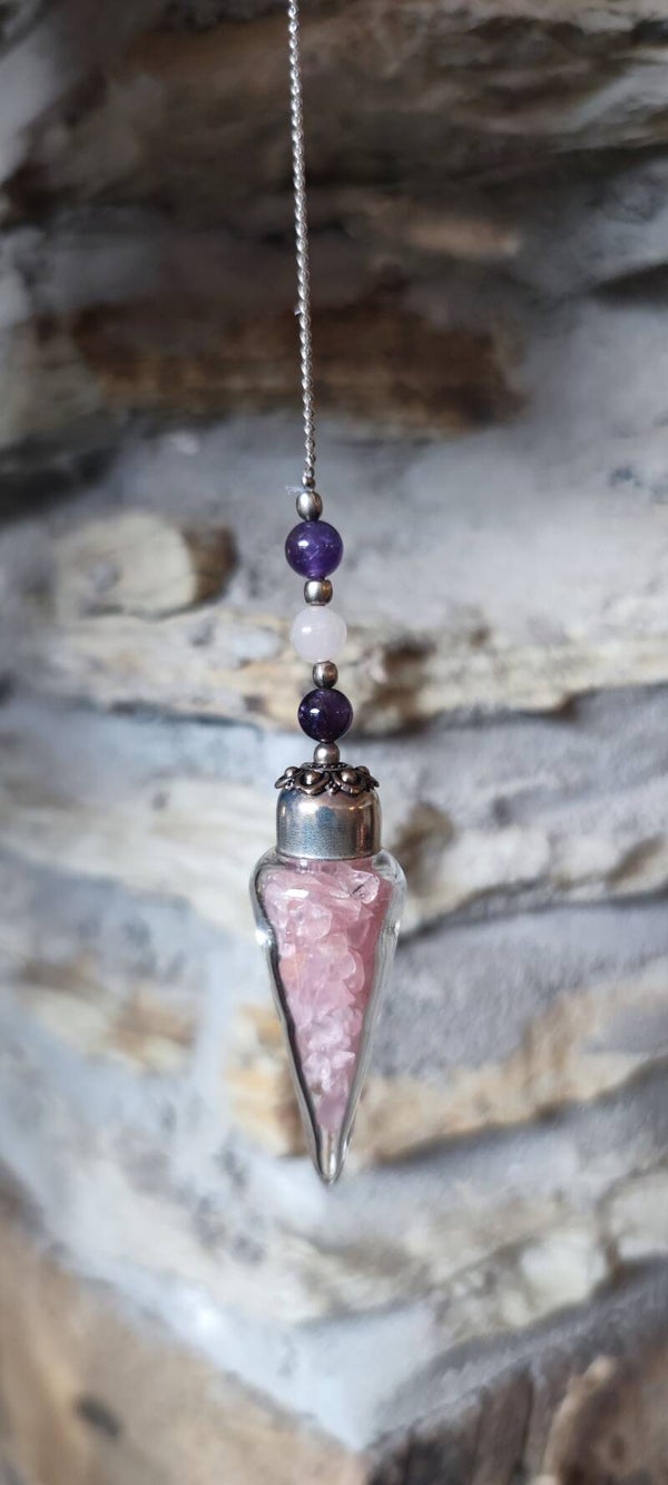 Pendule Quartz Rose