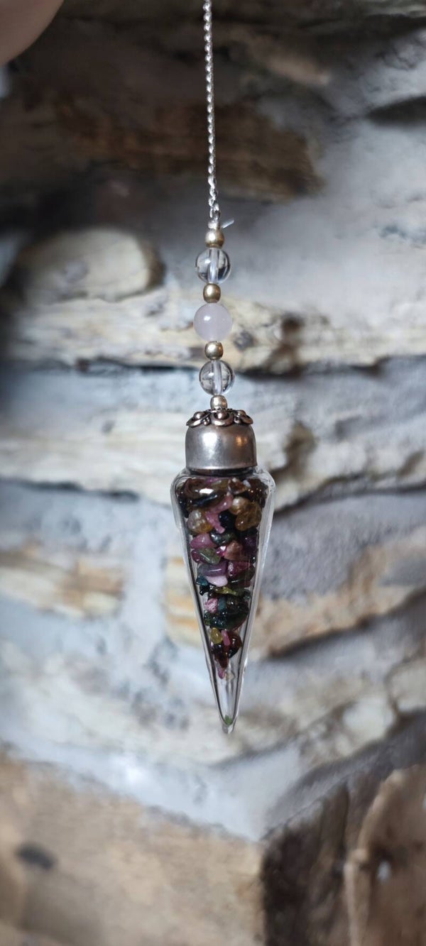Pendule tourmaline