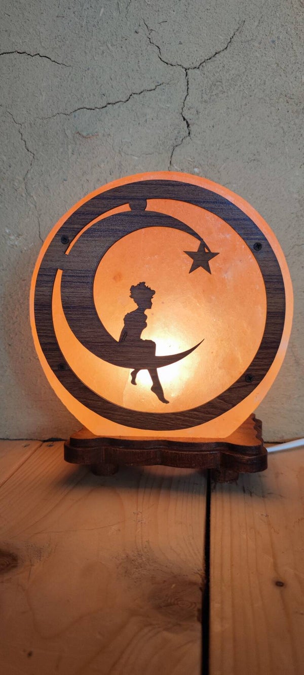 Lampe de sel rose Lune