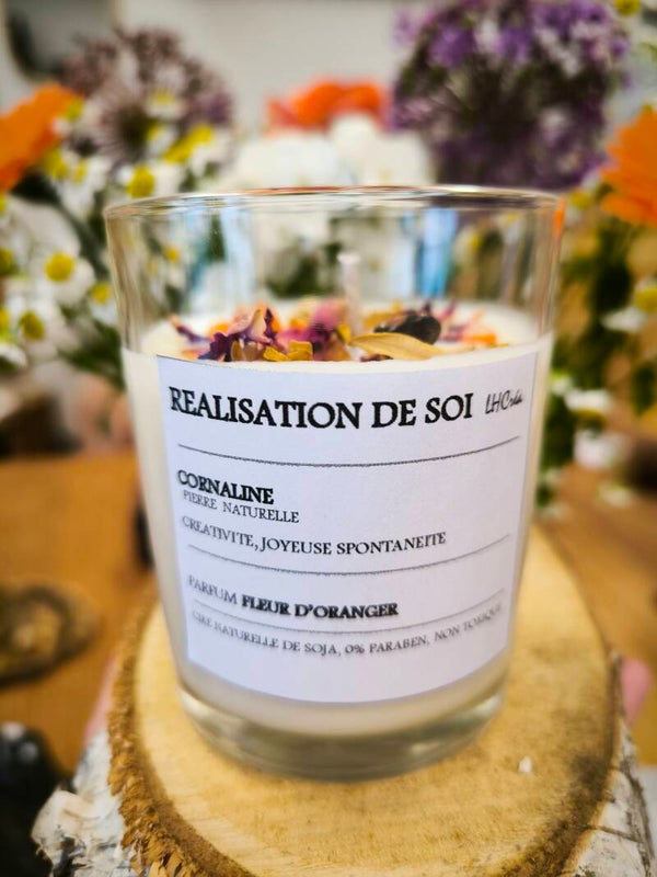 Bougie LH Créa Cornaline