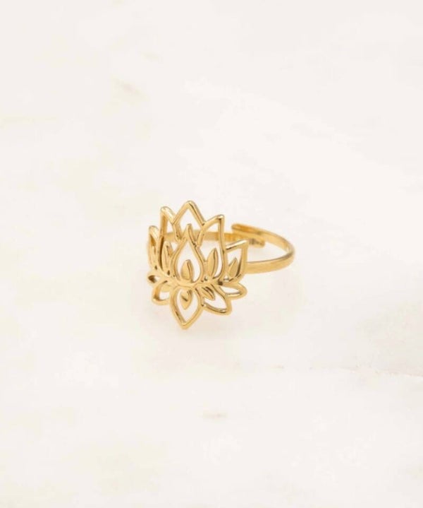 Bague lotus