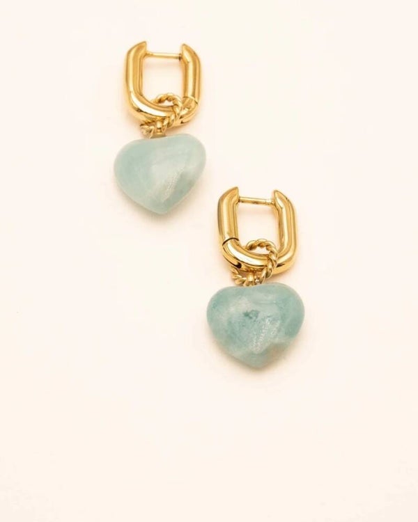 Boucles d oreille Amazonite