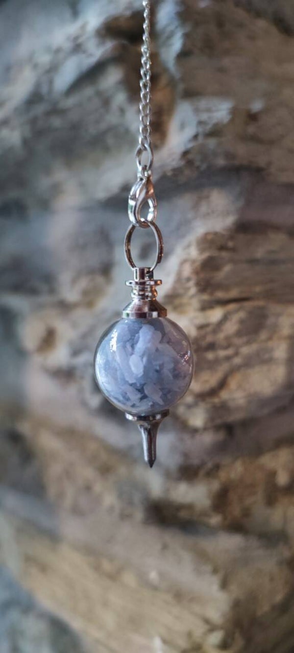 Pendule Angelite + sélénite