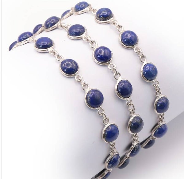 Bracelet en argent 925 Lapis Lazulli