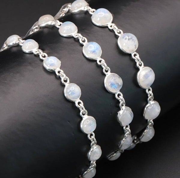 1 bracelet argent 925 Peristerite