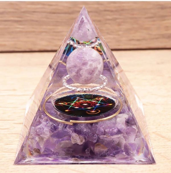 Orgonite Metatron Améthyste