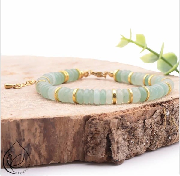 Aventurine verte réglable