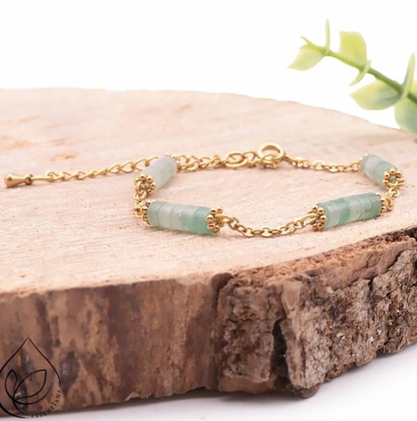 Aventurine verte réglable