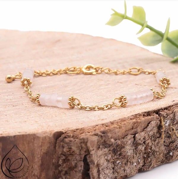 Quartz rose réglable