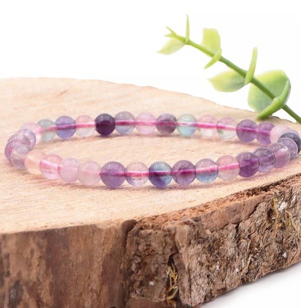 Bracelet Fluorine rose