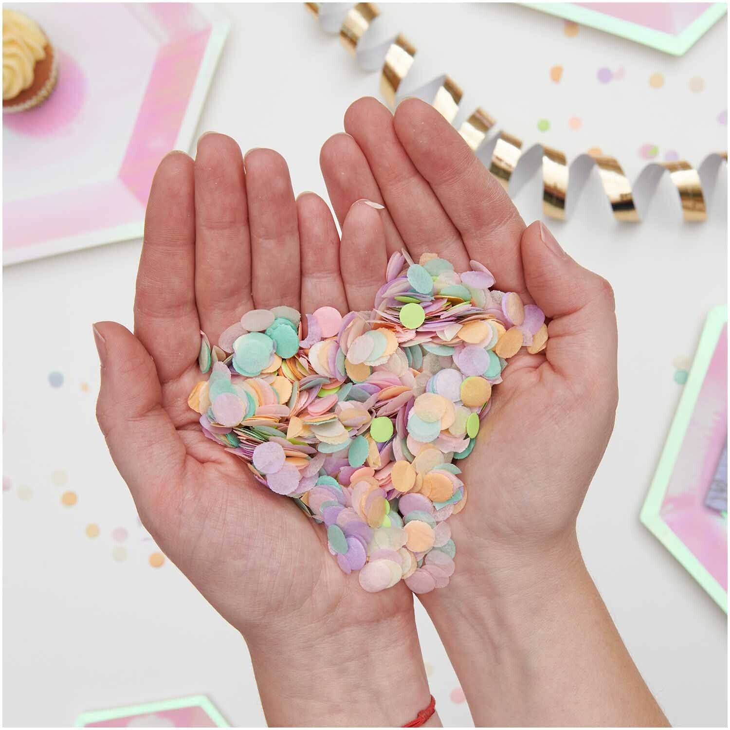 RICO DESIGN Konfetti Pastell Rainbow