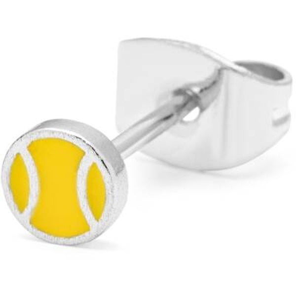 LULU COPENHAGEN Ohrstecker Tennis 1 Stück versilbert