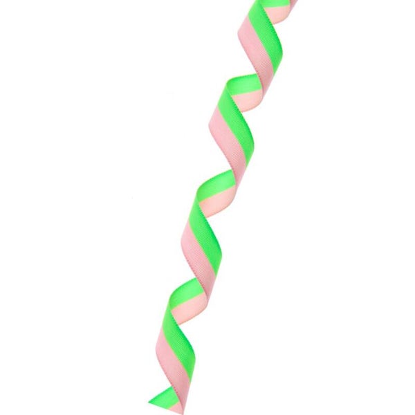 RICO DESIGN Webband Duo rosa neongrün