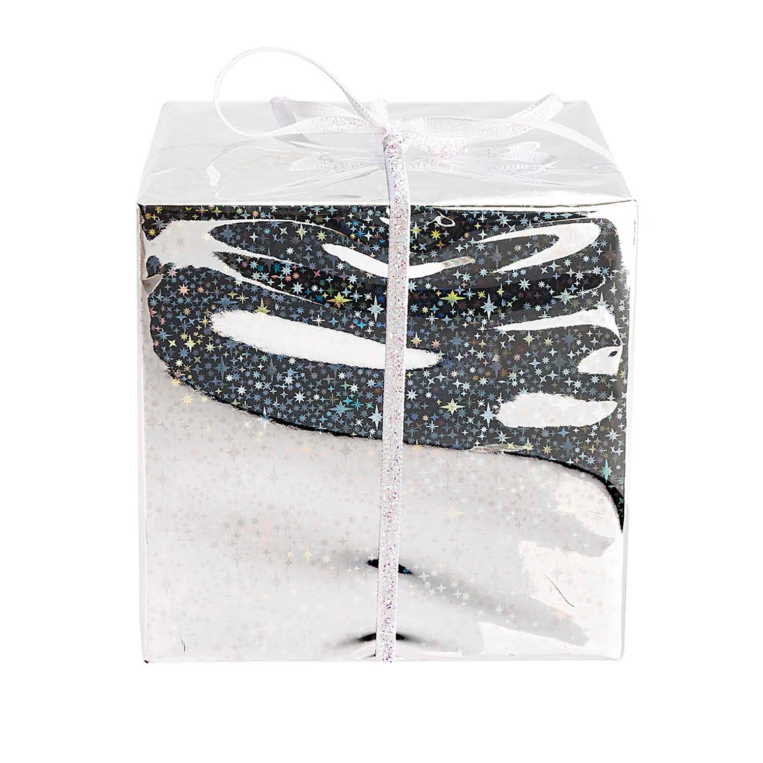 RICO DESIGN Geschenkfolien holographisch Stern