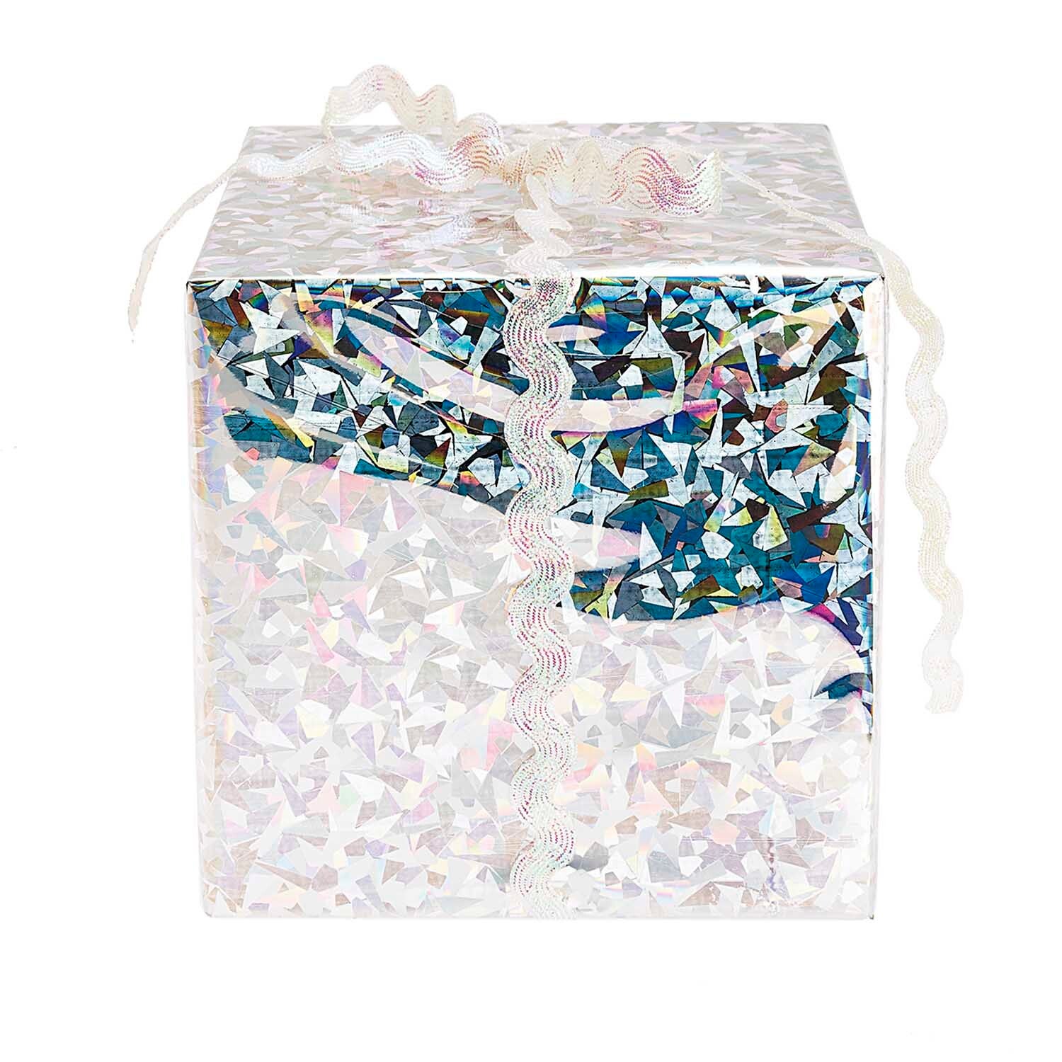 RICO DESIGN Geschenkfolien holographisch Muster