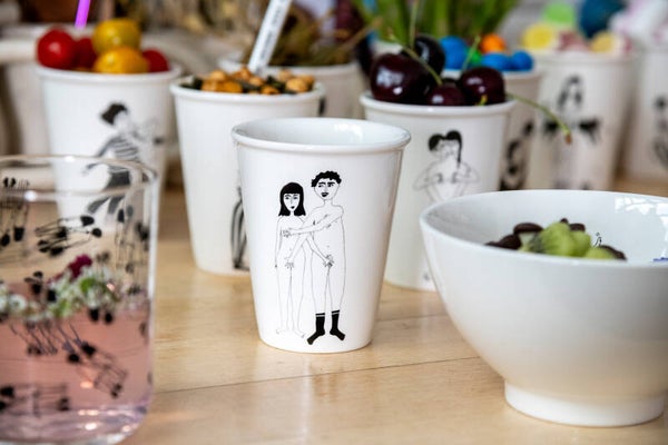 HELEN B Tasse naked couple