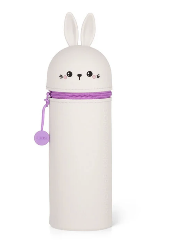 LEGAMI 2-in-1-Federmäppchen aus Silikon - Kawaii Bunny