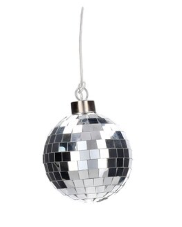 Gift Company Disco Kugel LED  silber 8 cm