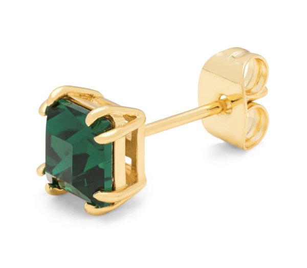 LULU COPENHAGEN Ohrstecker Gala Crystal Bling emerald/gold