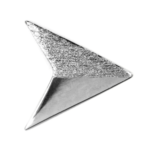 LULU COPENHAGEN Ohrstecker Paper plane silver brushed