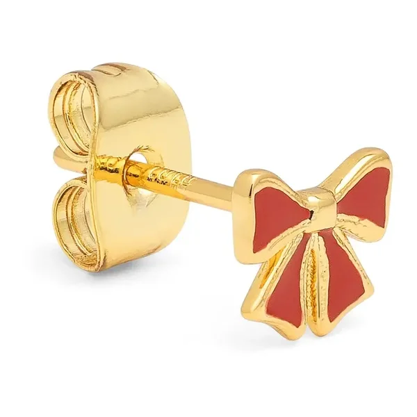 LULU COPENHAGEN Ohrstecker Schleife Gold