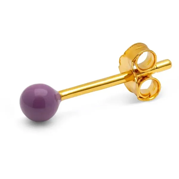 LULU COPENHAGEN Ohrstecker Color Ball Purple Harvest