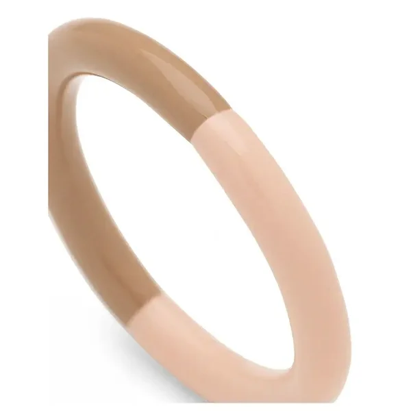 LULU COPENHAGEN Double Color Ring Mocha Mousse/ Dusty Peach