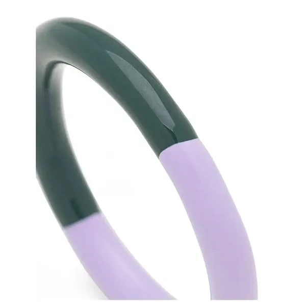 LULU COPENHAGEN Double Color Ring North Sea Green /Purple