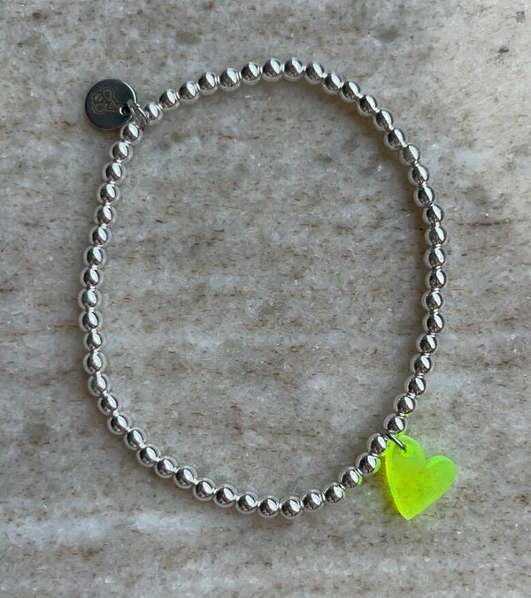 SMUK BI Armband silber "Heart" #44