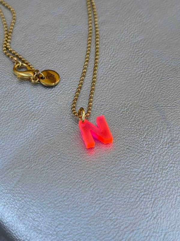 SMUK BI Kette „Letters" Gold #93