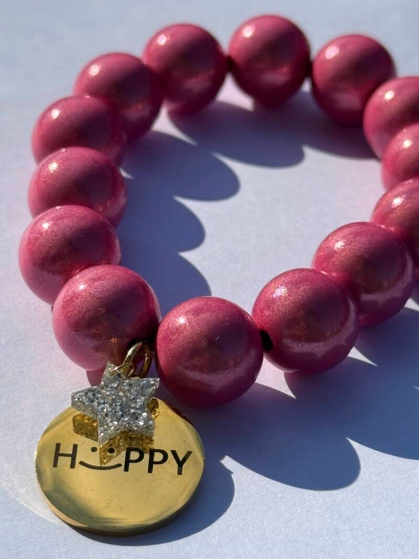 SMUK BI Armband Big Balls pink #99