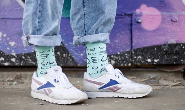 EAT MIELIES Socken Boobs mint