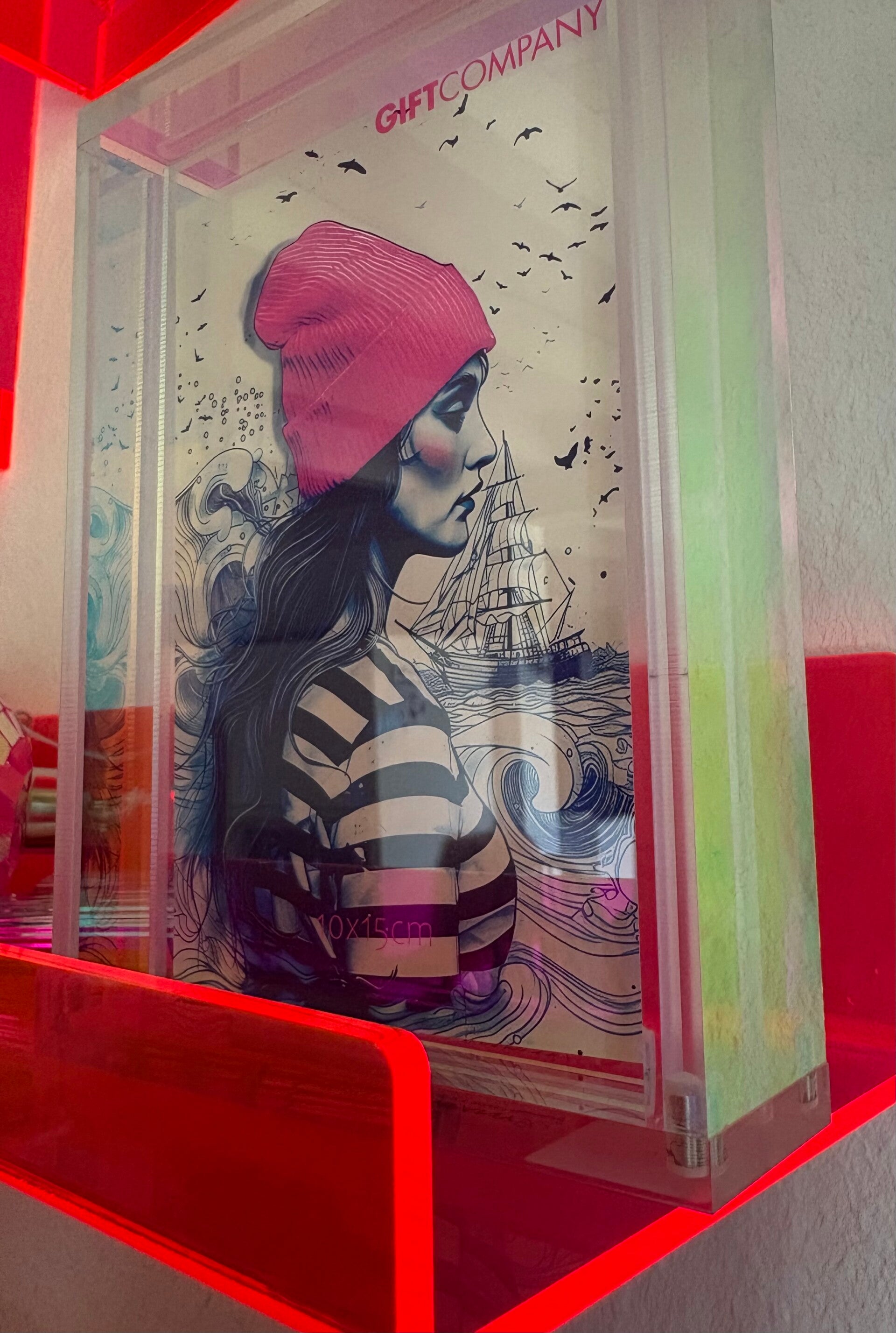 Gift Company Bilderrahmen Acryl transparent irisierend