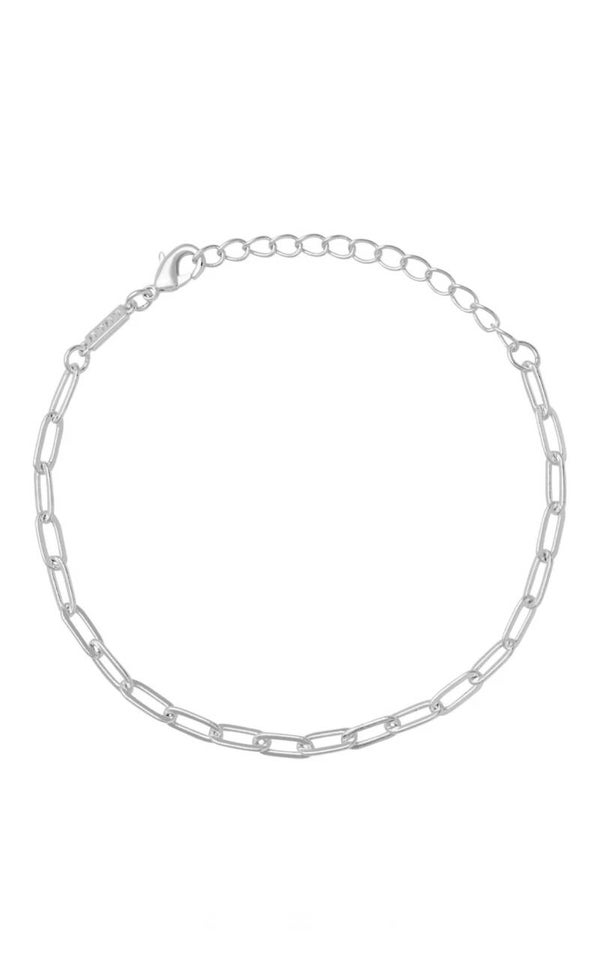 LULU COPENHAGEN Paperclip Armband silber