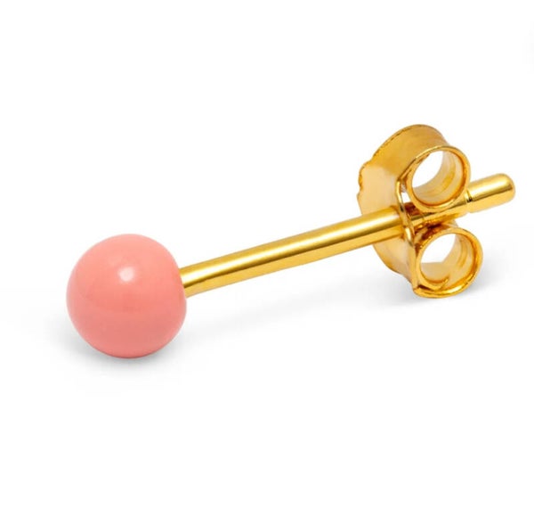 LULU COPENHAGEN Ohrstecker Color Ball burnt coral