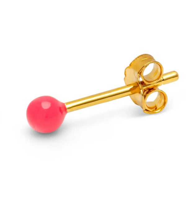 LULU COPENHAGEN Ohrstecker Color Ball hot coral