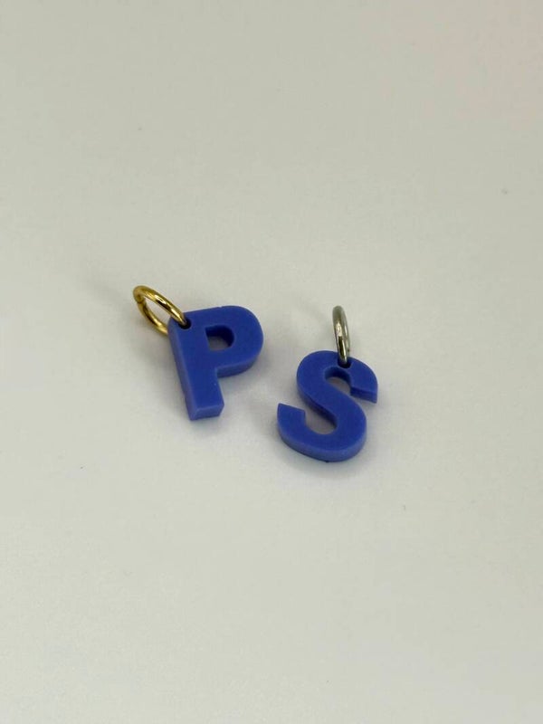 SMUK BI Anhänger "Letters" blau