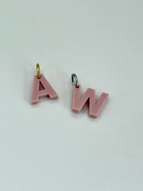 SMUK BI Anhänger "Letters" dusty pink