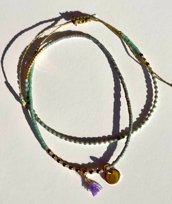 SMUK BI Miyuki Wickelarmband #308