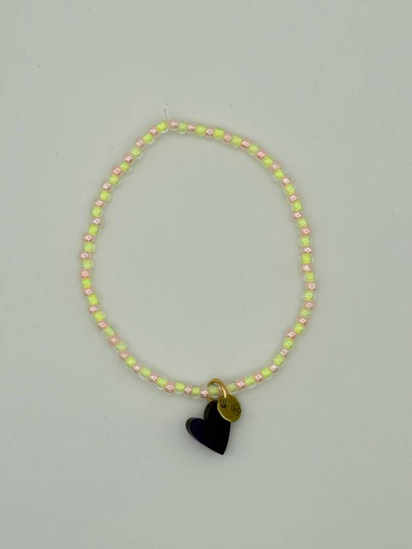 SMUK BI Armband Miyuki neon ice tea