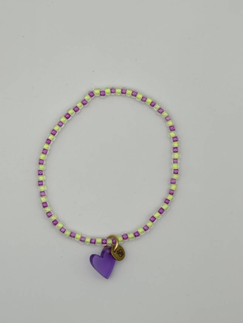 SMUK BI Armband Miyuki neon iris