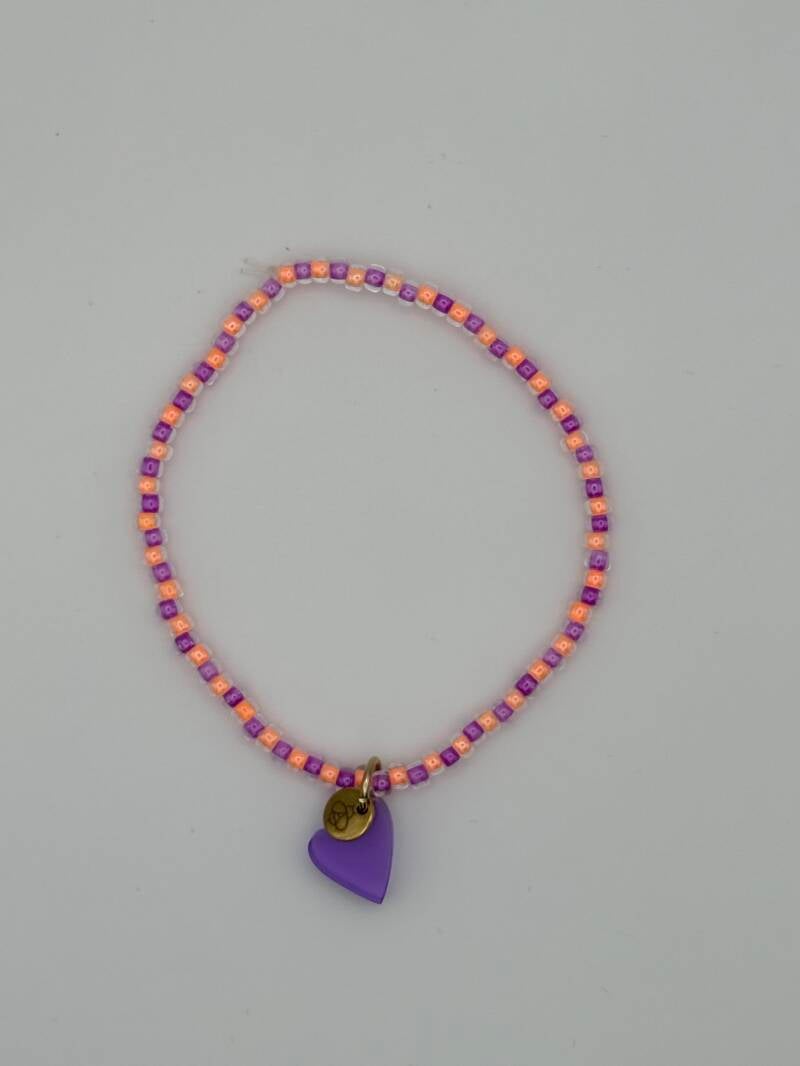 SMUK BI Armband Miyuki neon bubblegum