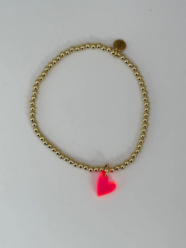 SMUK BI Armband gold "Heart"