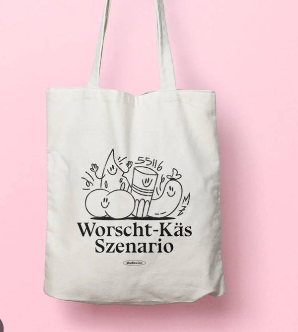 Studio Ciao Jutebeutel "Worscht-Käs Szenario"